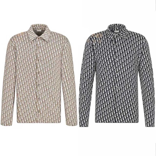 디올 오블리크 오버셔츠 023M550AT099 2칼라