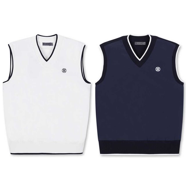 지포어 G/FORE 남성 조끼 2칼라
