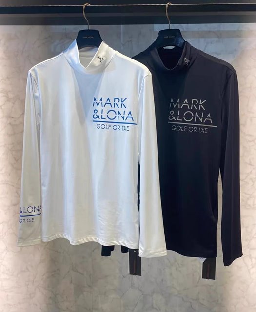 마크앤로나 MARK AND LONA 하이넥 남성 기모 이너 긴팔티 2칼라
