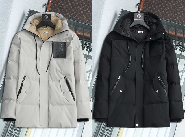 로에베 후드 다운 재킷 패딩 점퍼 2칼라