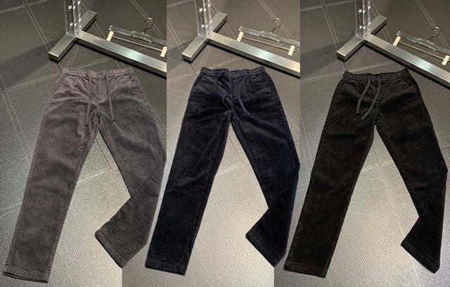 보테가 베네타 코듀로이 남성 팬츠 밴딩바지 3칼라