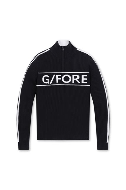지포어 G/FORE 하이넥 남성 크루넥 니트 스웨터