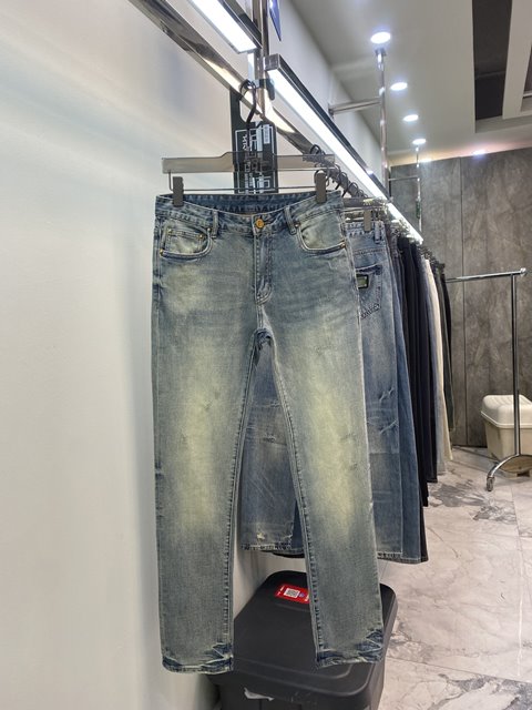 루이비통 남성 데님 바지 팬츠