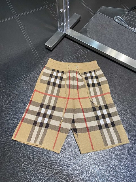 버버리 남성 체크 쇼츠 반바지