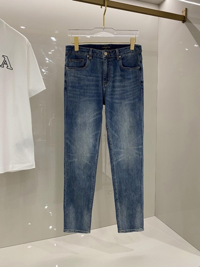 루이비통 남성 데님 바지 팬츠