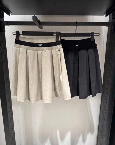 PXG 밴딩 플리츠 스커트 2칼라