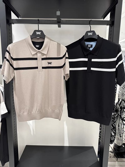 PXG 폴로 남성 반팔 니트 2칼라