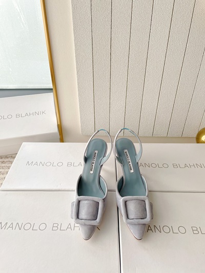 마놀로 블라닉 MANOLO BLAHNIK 스웨이드 슬링백