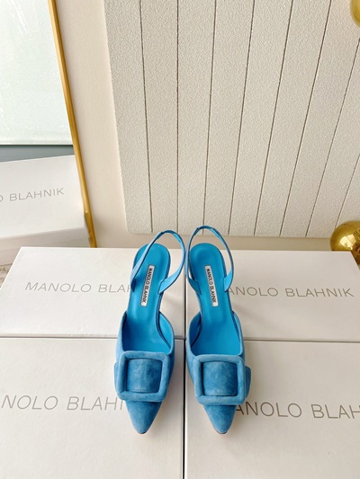 마놀로 블라닉 MANOLO BLAHNIK 스웨이드 슬링백