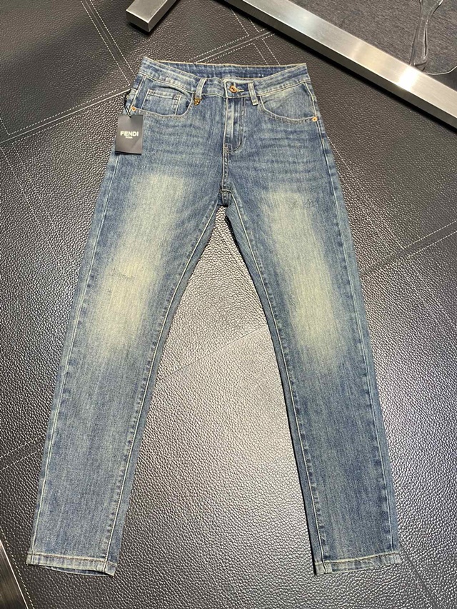 펜디 남성 데님 바지 팬츠