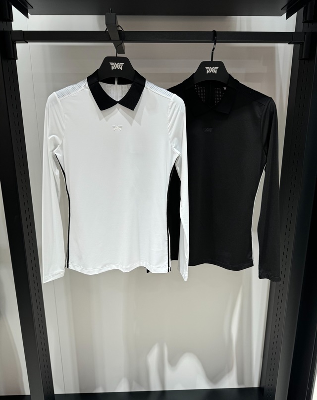 PXG 여성 이너 긴팔티 2칼라