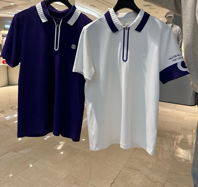 지포어 G/FORE 남성 폴로 반팔 셔츠 2칼라
