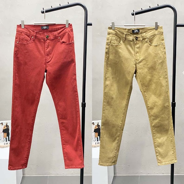 펜디 남성 데님 바지 팬츠 2칼라