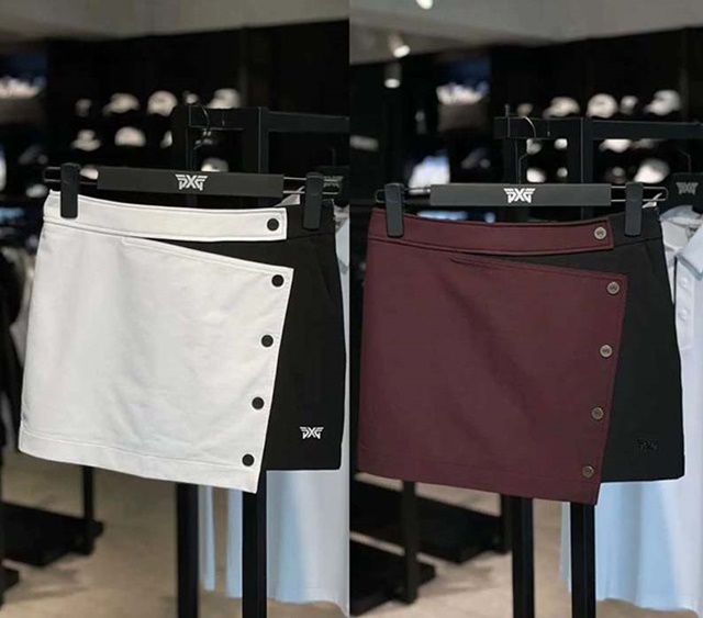 PXG 여성 언밸런스 스커트 2칼라