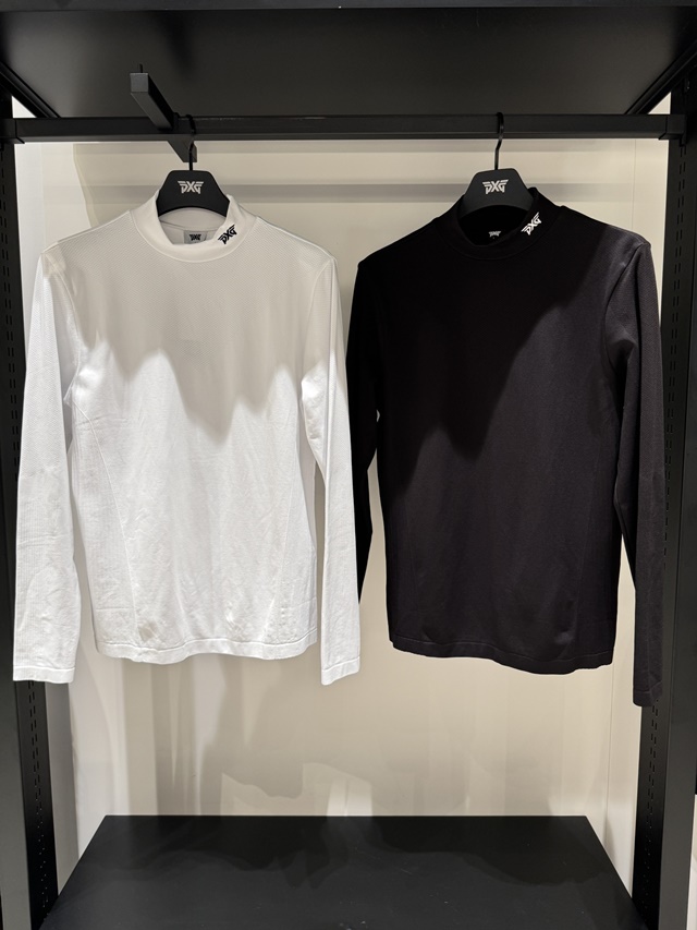 PXG 하이넥 남성 이너 긴팔티 2칼라