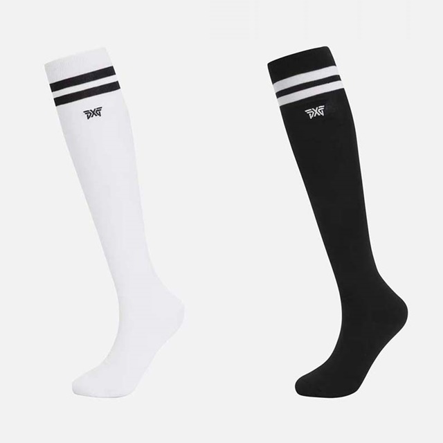 PXG 여성 롱 삭스 양말 2칼라