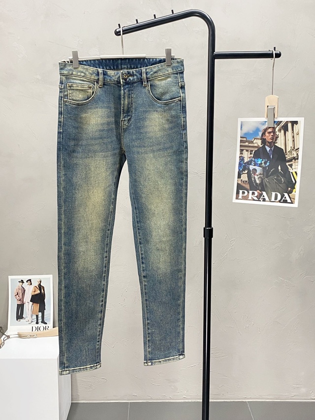펜디 남성 데님 바지 팬츠