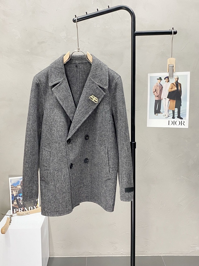 발렌시아가 울혼방 남성 코트