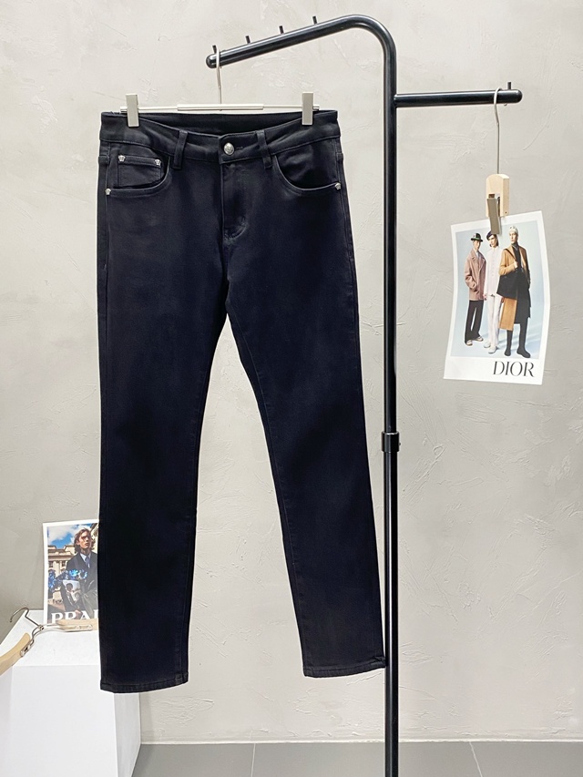 베르사체 남성 데님 바지 팬츠