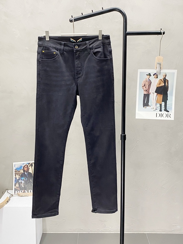 펜디 남성 데님 바지 팬츠