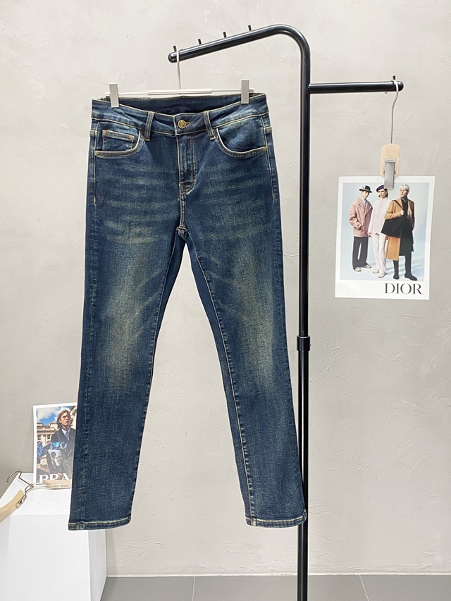 펜디 남성 데님 바지 팬츠