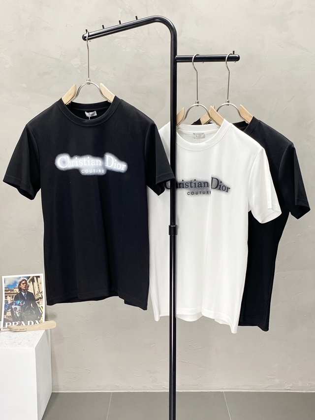 디올 꾸뛰르 Couture 남여공용 반팔 티셔츠 443J696A 3칼라