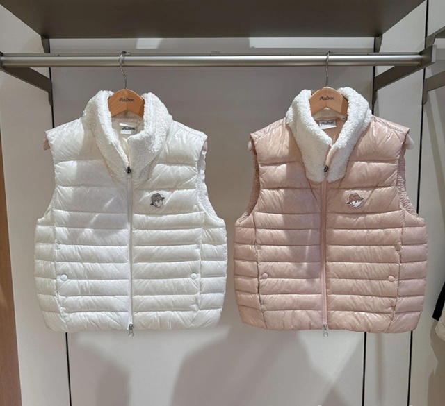 말본 여성 패딩 베스트 조끼 2칼라