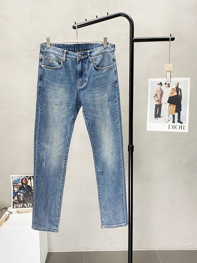 버버리 남성 데님 바지 팬츠