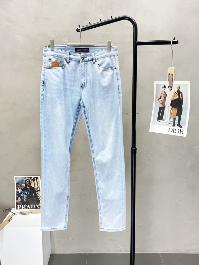 루이비통 남성 데님 바지 팬츠