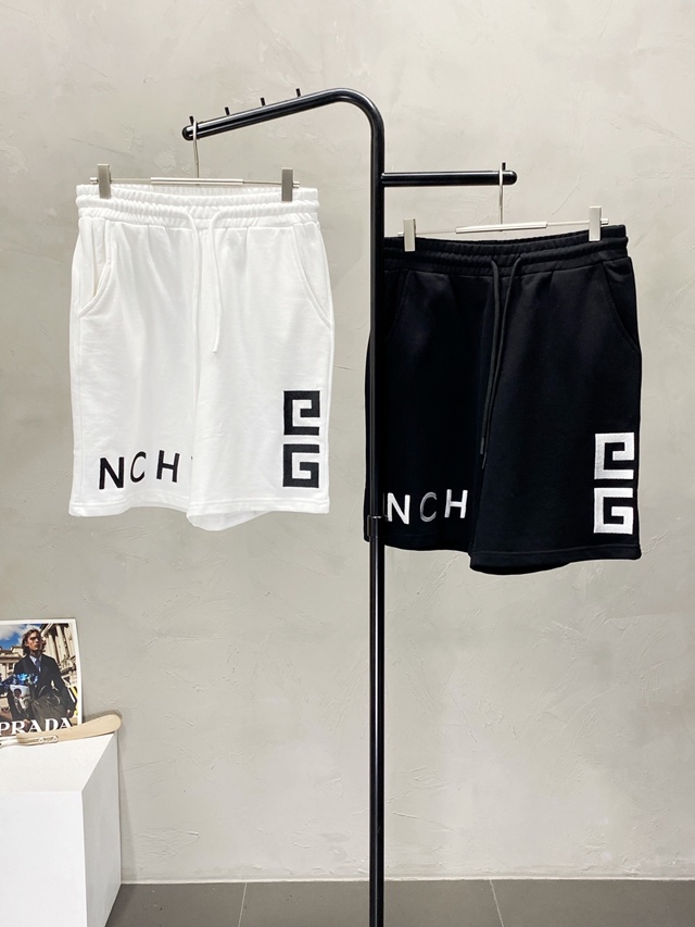 지방시 모노그램 밴딩 쇼츠 반바지 2칼라