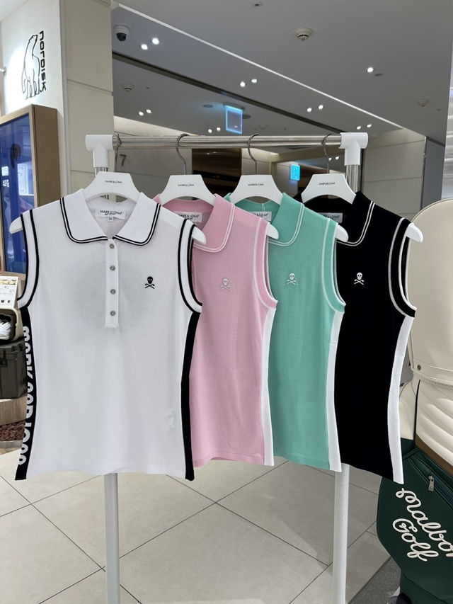 마크앤로나 여성 베스트 니트 조끼 4칼라