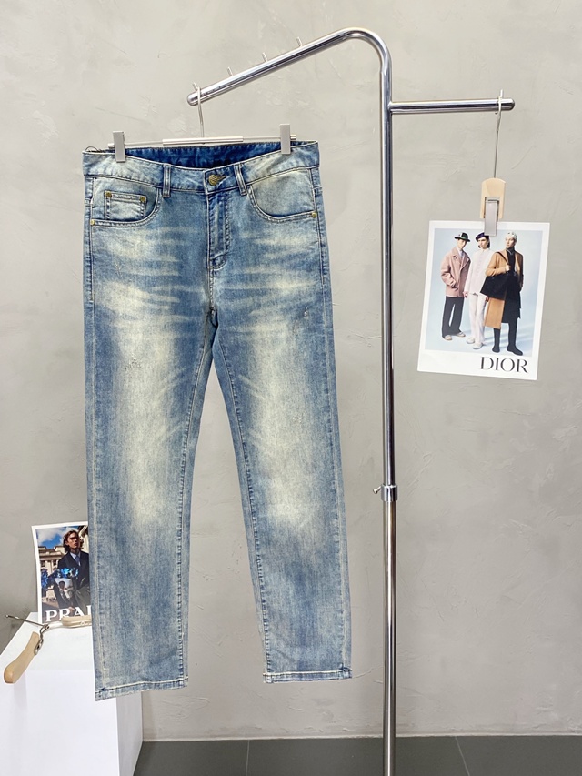 몽클레어 남성 데님 바지 팬츠