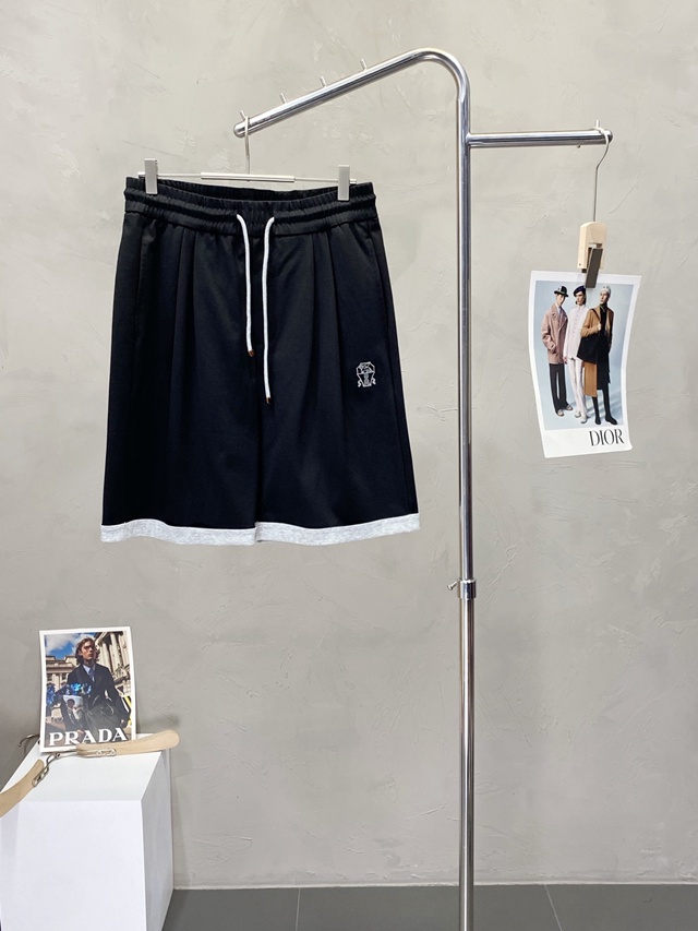 브루넬로 쿠치넬리 남성 쇼츠 밴딩 반바지