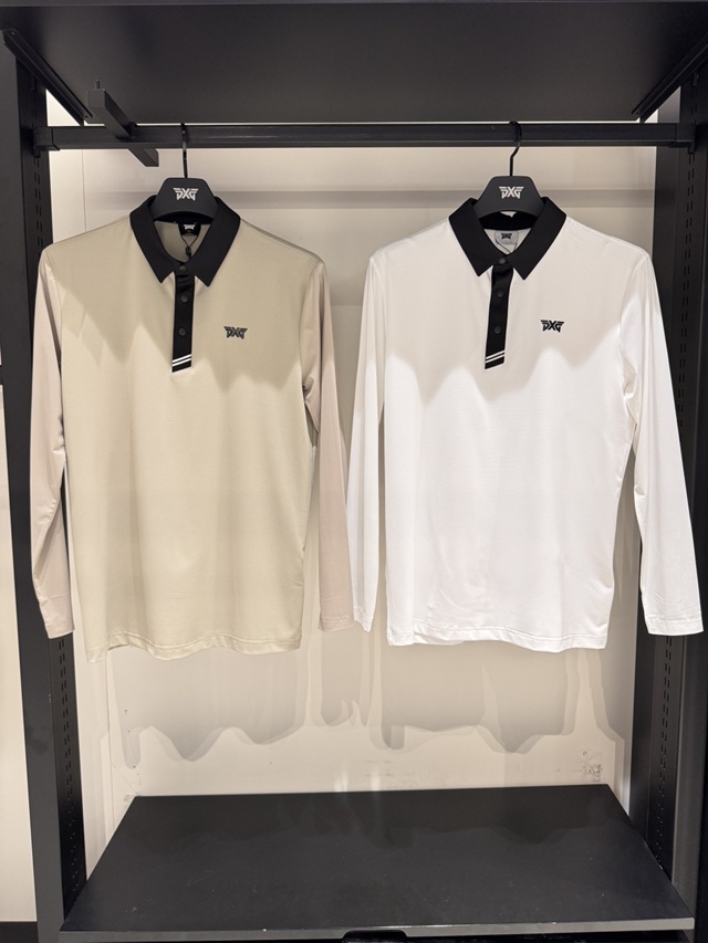 PXG 남성 폴로 이너 긴팔티 2칼라