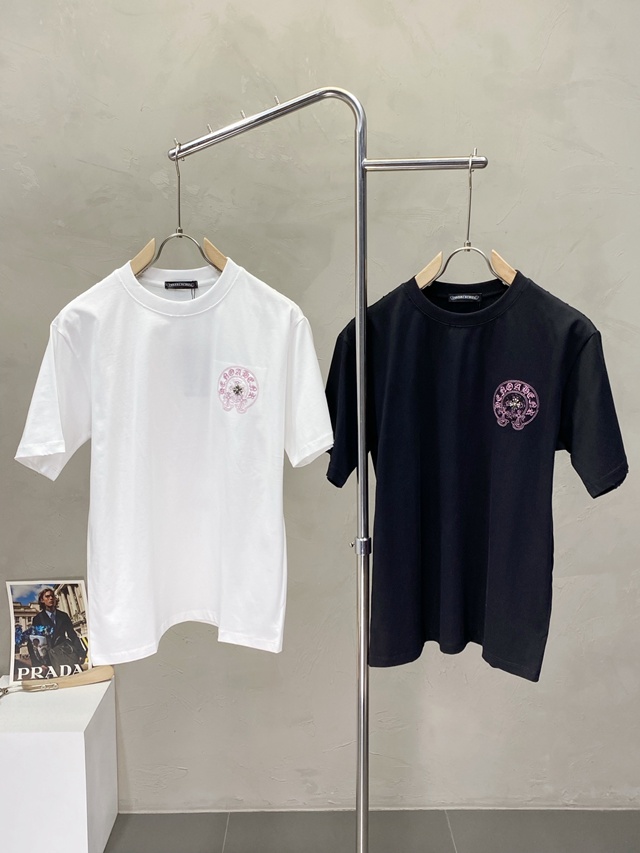 크롬하츠 남성 반팔 티셔츠 2칼라