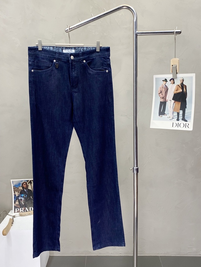 디올 오블리크 남성 데님 바지 팬츠