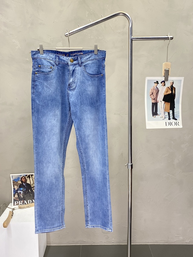 루이비통 남성 데님 바지 팬츠