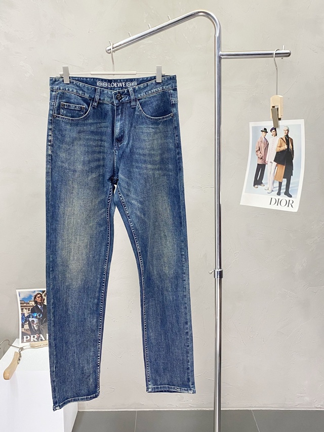 로에베 남성 데님 바지 팬츠