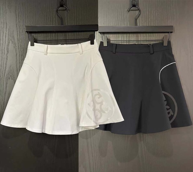 지포어 여성 플리츠 스커트 2칼라