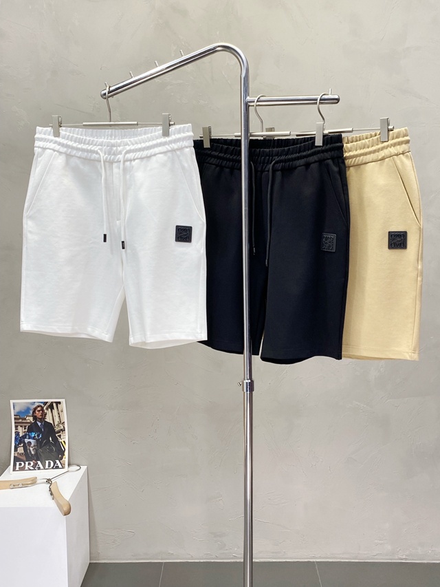 로에베 남성 밴딩 쇼츠 반바지 3칼라