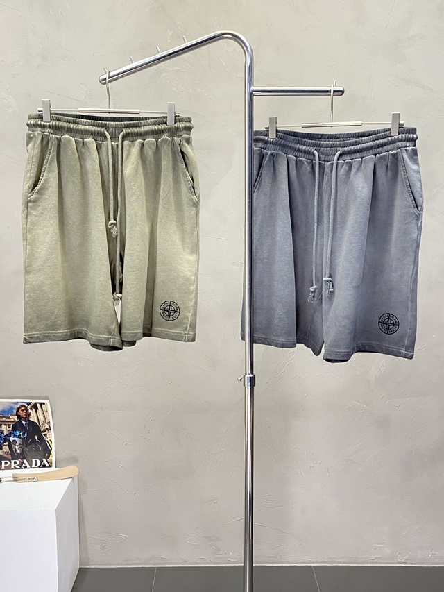 스톤아일랜드 남성 밴딩 쇼츠 반바지 2칼라