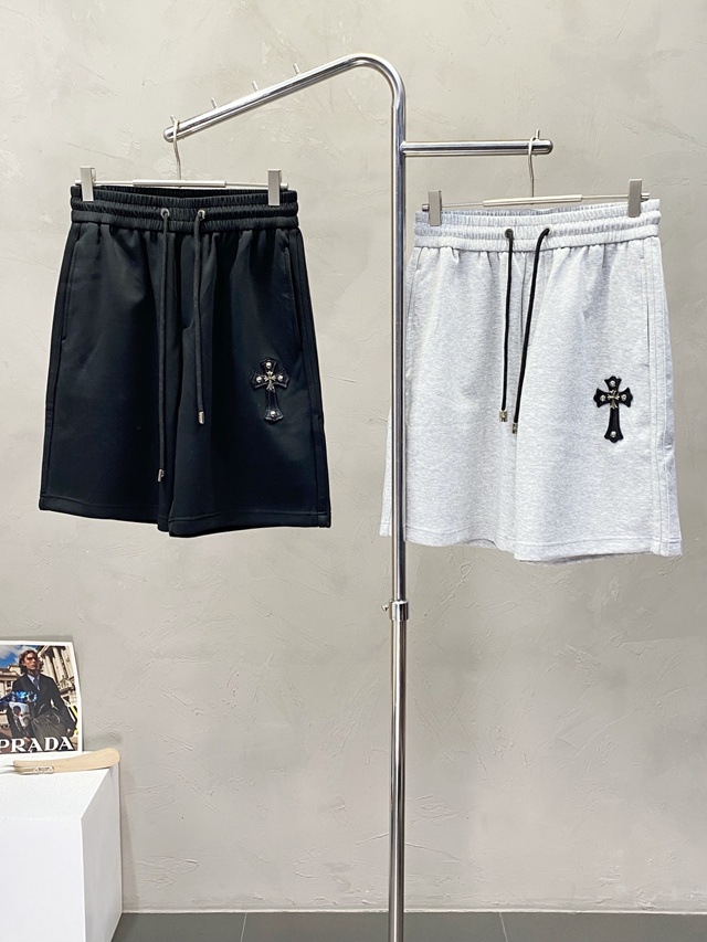 크롬하츠 남성 쇼츠 밴딩 반바지 2칼라