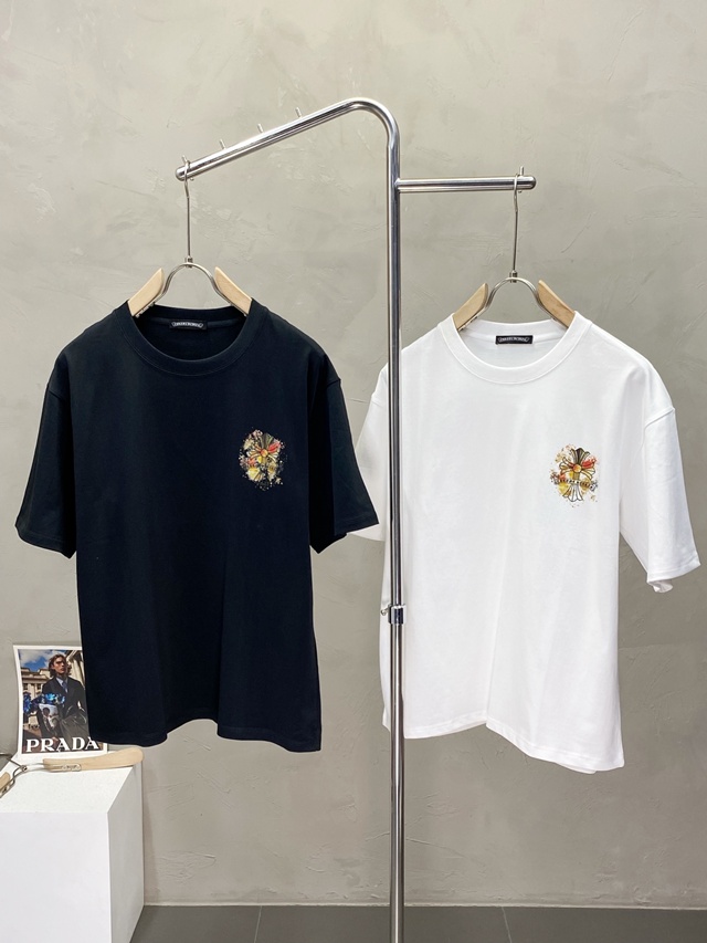 크롬하츠 남성 반팔 티셔츠 2칼라