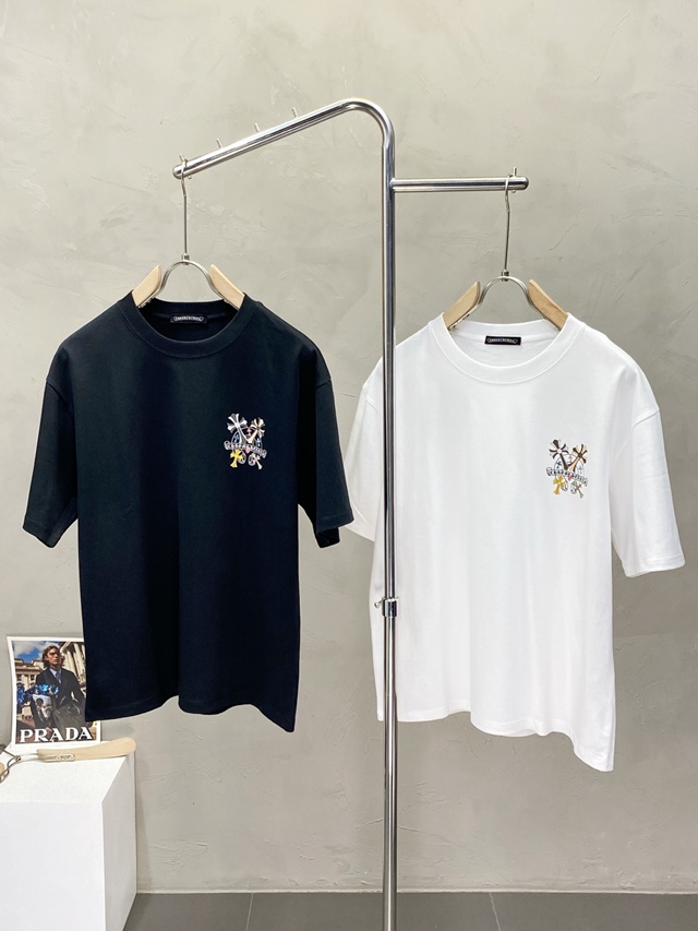 크롬하츠 남성 반팔 티셔츠 2칼라
