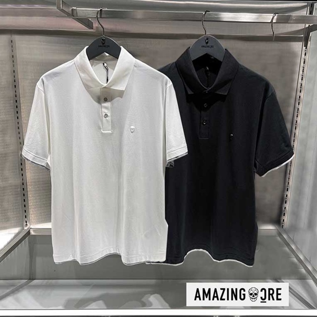 어메이징크리 남성 폴로 반팔 셔츠 2칼라