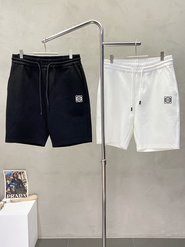 로에베 남성 밴딩 쇼츠 반바지 2칼라