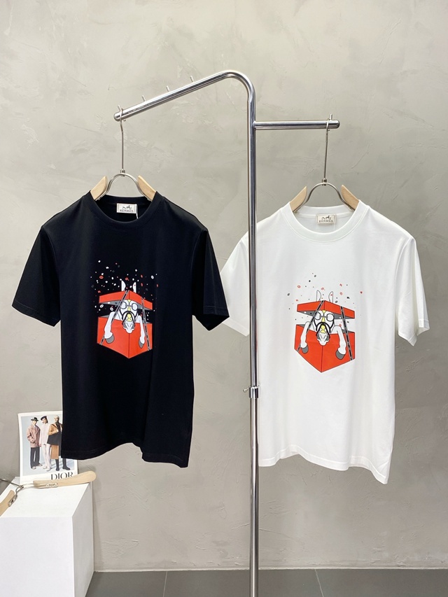 에르메스 반팔 티셔츠 2칼라