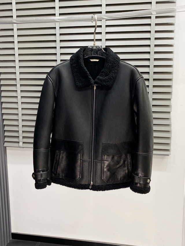 에르메스 가죽 자켓 재킷 무스탕