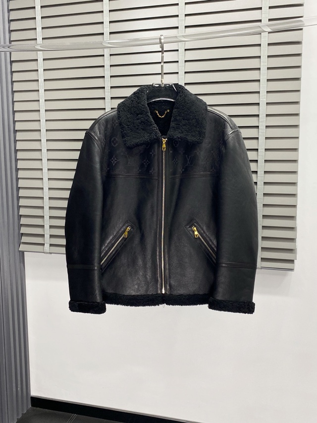 루이비통 모노그램 가죽 자켓 재킷 무스탕