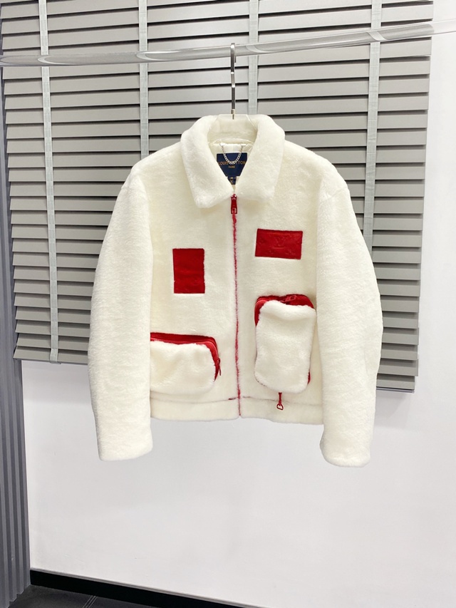 루이비통 시어링 가죽 자켓 재킷